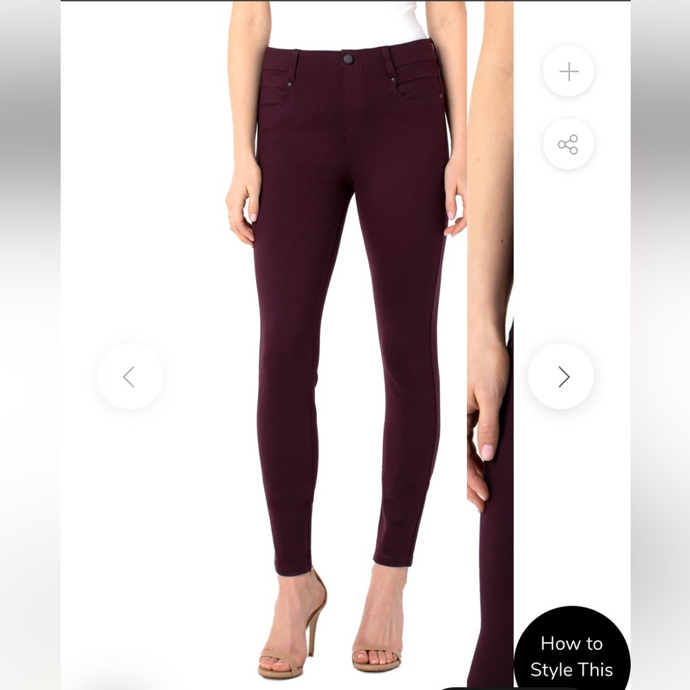 Liverpool Aubergine Stretch Skinny Jeans